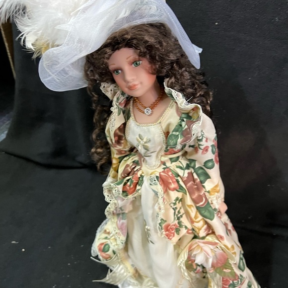 The Heritage Signature Collection 18” Porcelain Doll with stand - Picture 10 of 10